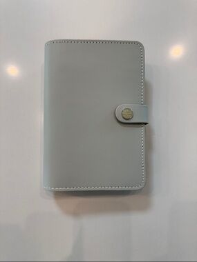 The Original Personal Leather Organizer in the color STONE